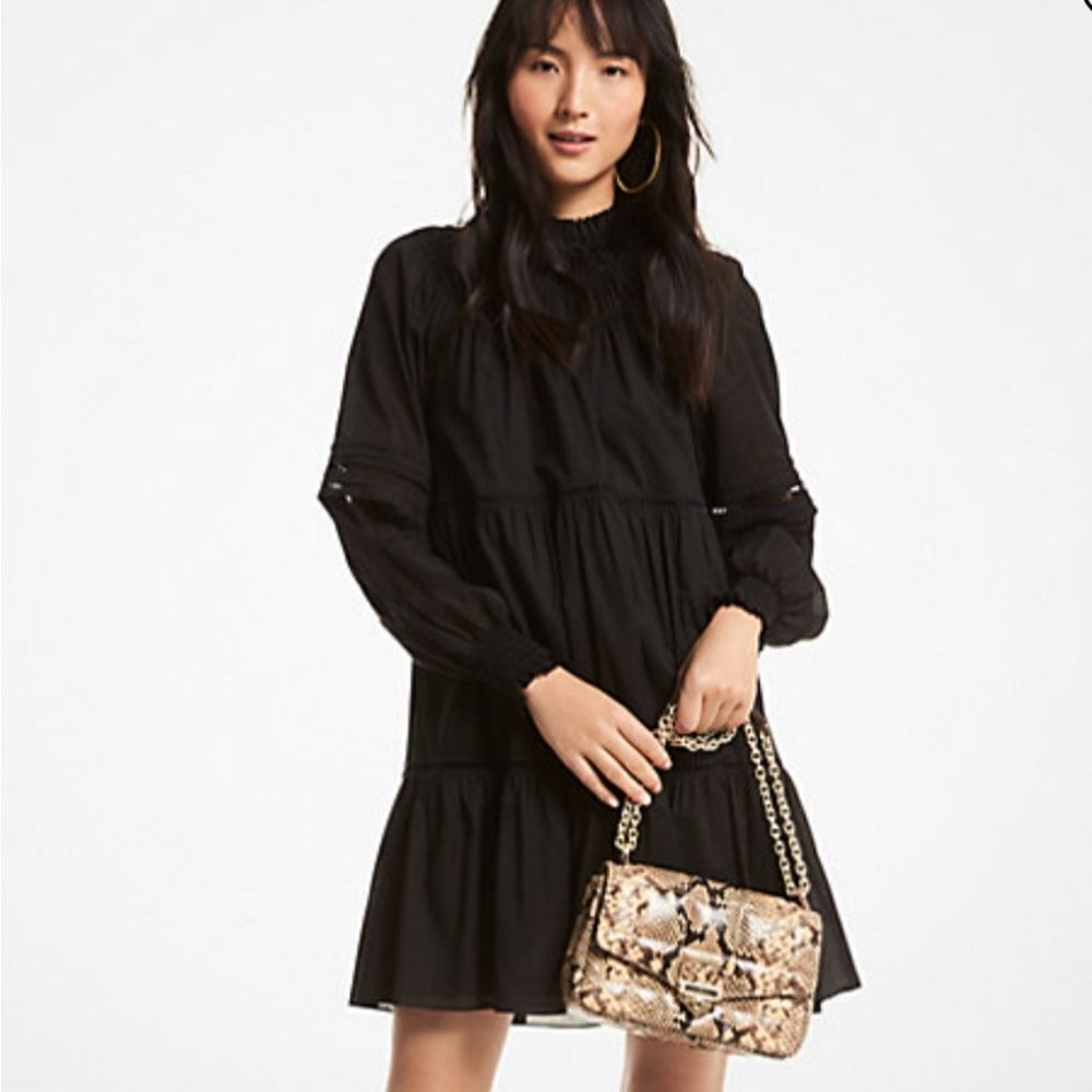 MICHAEL Michael Kors Tiered Cotton Lawn Dress